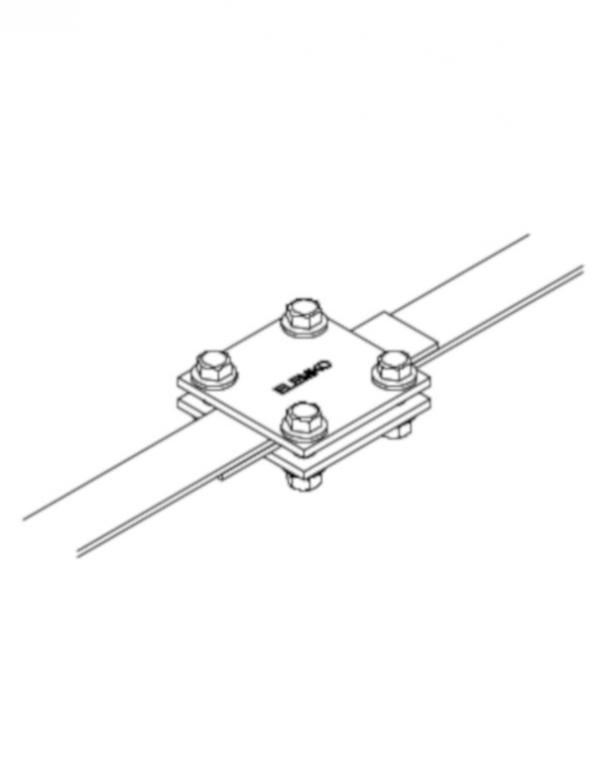 Χάλκινος σφιγκτήρας Υ/Σ, IEEE 837, σύνδεσης ταινιών πλάτους έως 40mm, κωδικός 6224401-71