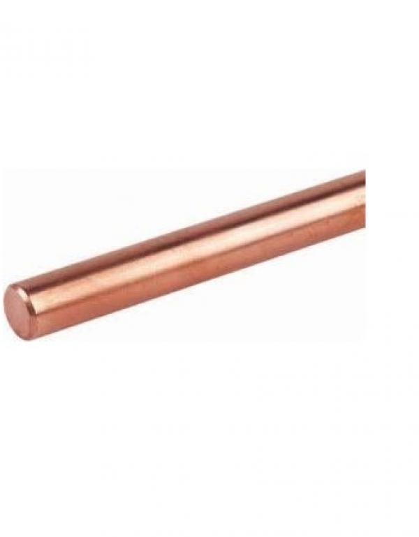 Ø10mm solid round conductor, copper, code: 6420010