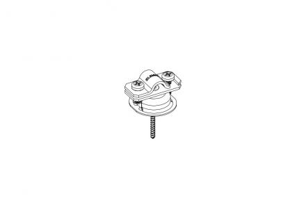 St/tZn fastener for Ø8–10 mm conductor, code 61 01 100