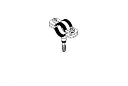 Fastener for Lightning Current Control Cable (LCCC) insulating down conductor, code 6104810-71