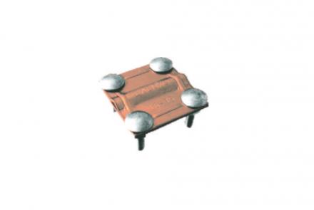 Copper round to tape conductor connector (Ø8-10mm/30mm), code 6221830-71