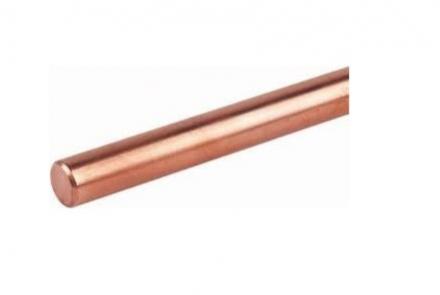 Ø10mm solid round conductor, copper, code: 6420010